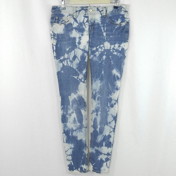 Mossimo Supply Co. Denim - Custom Reverse Tie Dye Mossimo Skinny Jeans Fit 6